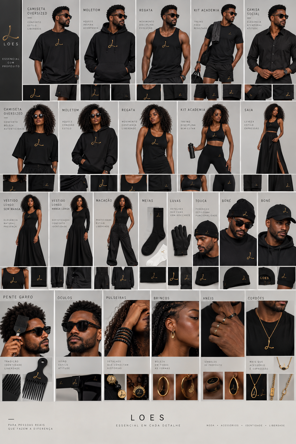 Manifesto visual da Loes Outfit